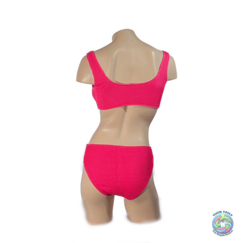 🌹 Trend-Setter Alert! - Chic Rose Red Bikini Set L - Own the Beach! 🌴 - Picture 2 of 9